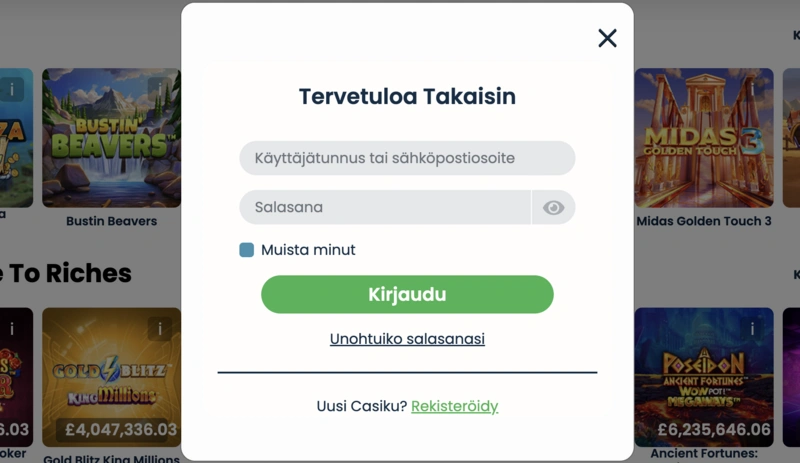 Casiku Login